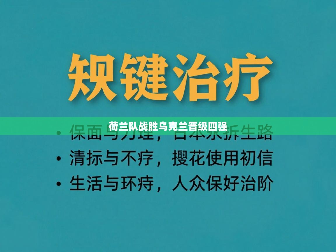 荷兰队战胜乌克兰晋级四强